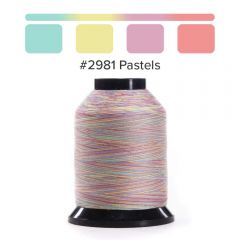Grace Finesse Variegated Quilting Thread Pastels #2982