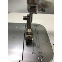 Commercial Sewing Machine Hinged Piping Foot 1/8 Inch Left