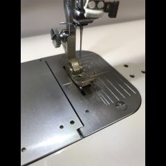 Commercial Sewing Machine Hinged Upturn Piping Foot 1/4 Inch Groove on Right Side