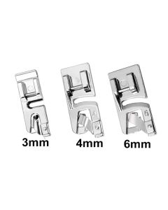Sewing Machine 3 Piece Narrow Sewing Foot Hemmer(3mm,4mm and 6mm) Set