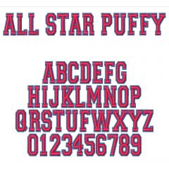 Dime Designs in Machine Embroidery Font Collection 4 Puffy Fonts