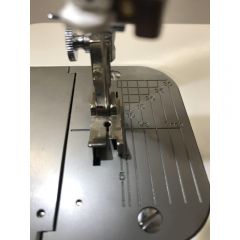 Commercial Sewing Machine Right Hinged Raising Foot with 1/8 Inch Guide