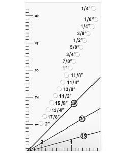 Seam Allowance Ruler Gauge 