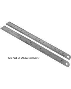 Stainless Steel Ruler Set for Embroidery and Crafting