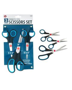 Stainless Steel Scissors Set 3 Pieces