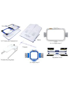 Mighty Hoop 5.5 Inch with 8x13 and Standard Adjustable Fixture Starter Kit