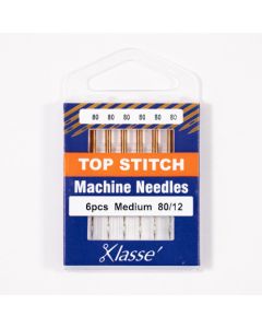 Klasse Topstitch 80/12 Needle 6 Per Pack