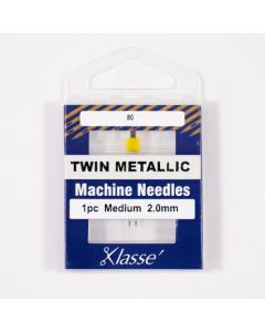 Klasse Twin Metallic Machine Needle 2.0mm/80