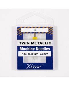 Klasse Twin Metallic Machine Needle 3.0mm/90