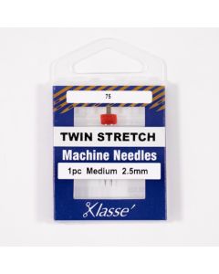 Klasse Twin Stretch Machine Needle 2.5mm/75