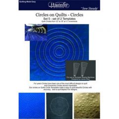 Westalee Circles On Quilts Template Set WT-COQ-SET4