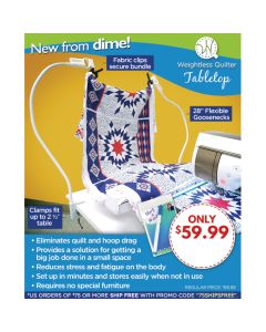 Designs in Machine Embroidery Weightless Quilter Tabletop Quilting System