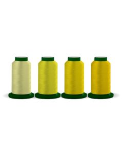 Exquisite Embroidery Thread Quartets Useful Yellows Thread Set - 632, 4117, 635, & 763