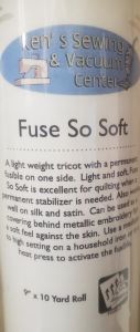 Ken's Sewing Fuse So Soft Embroidery Stabilizer