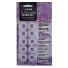 Brother PWB250 White Pre-Wound Bobbins (SA156)