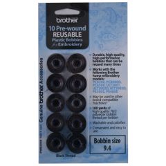 Brother PWB200B Black Pre-Wound Bobbins SA155