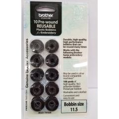 Brother PWB250B Black Pre-Wound Bobbins (SA156)