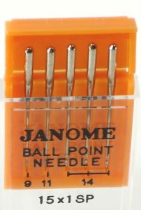 Janome Ball Point Assorted Size Needle Pack