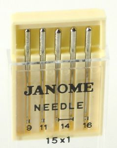 Janome Universal Sewing Machine Needles Assorted Sizes