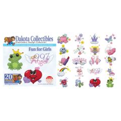 Dakota Collectibles Fun for Girls Embroidery Designs