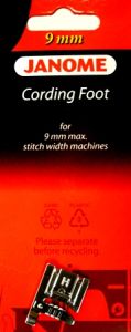 Janome 3 Way Cording Foot 9mm