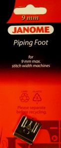 Janome Piping Foot 9mm