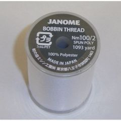 Janome 100% Polyester Embroidery Bobbin Thread 1093 yds
