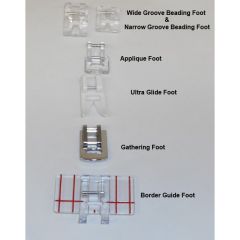 Janome 6 Piece Sewing Machine Foot Kit