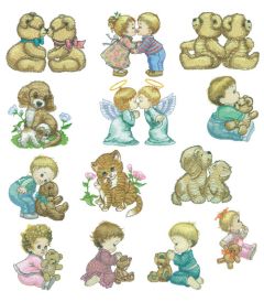 DIME Inspiration Collection Embroidery Designs #52 Morehead Just the Two of Us