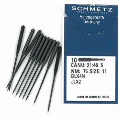 Schmetz JLX2 Coverhem Serger Needle for Juki MO735
