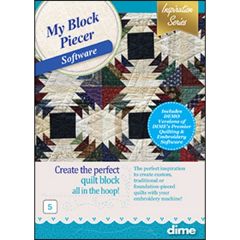 Designs In Machine Embroidery #5 My Block Piecer Software
