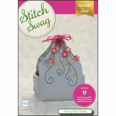 DIME Designs in Machine Embroidery #153 Fancy Mini Totes