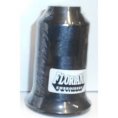 Floriani PF0900 Embroidery Thread Black 1000m