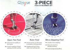 Grace 3 Piece Hopping Foot Set for All Qnique and Little Rebel