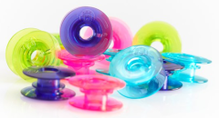 Husqvarna Viking Water Colored Bobbins 20 Pack Version 2 (5,6,7) 920364096