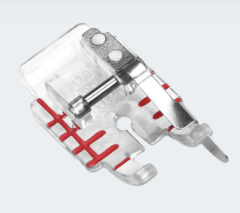 Husqvarna Viking Clear Adjustable 1/4" Foot with Guide (5-9) 920652096