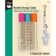 Dritz Needle Storage Tubes Assorted
