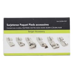 Baby Lock BLE8W-FEET 6 Piece Serger Foot Kit for 8 Thread Models