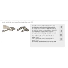 BERNINA Serger10/36 Double Fold Binder C21 