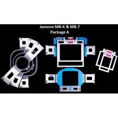 Durkee EZ Frame Hoop Package A for Janome MB4 MB7 Embroidery Machines