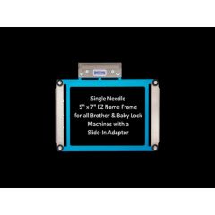 Durkee EZ Name Frame for Single Needle 5x7 Brother and Baby Lock Machines