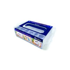 Hemline Stackable Portable Organizer Tray and Lid Set