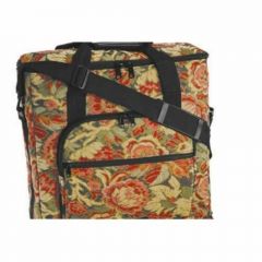 Hemline Embroidery Unit and Notions Bag in Burgundy Floral