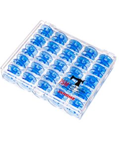 Janome Blue Bobbins with 75 Million Machin Logo and Storage Case
