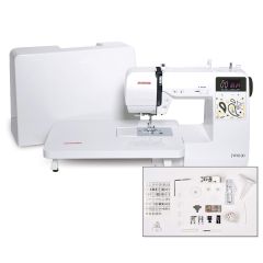 Janome JW8100 Computerized 100 Stitch Sewing Machine with Bonus Kit