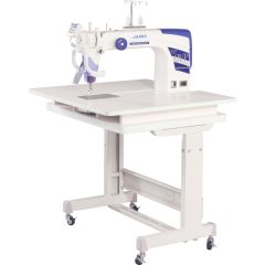 Juki Miyabi J-350QVP Miyabi Sit Down 18x10 Longarm Free Motion Quilting Machine with SmartStitch Stitch Regulator