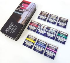 Klasse 10 Piece Assorted Sewing Machine Needle Gift Tin