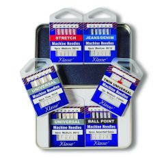 Klasse 6PC Garment Maker Sewing Machine Needle Variety Tin