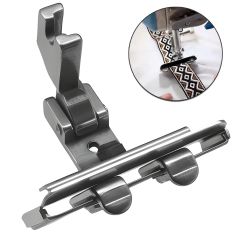 Commercial Adjustable Lace Tape Guide Presser Foot For Connect Lace Elastic Webbing 