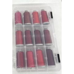 Madeira Usa Polyneon 12 Color Shade Kit Christmas Shades of Red